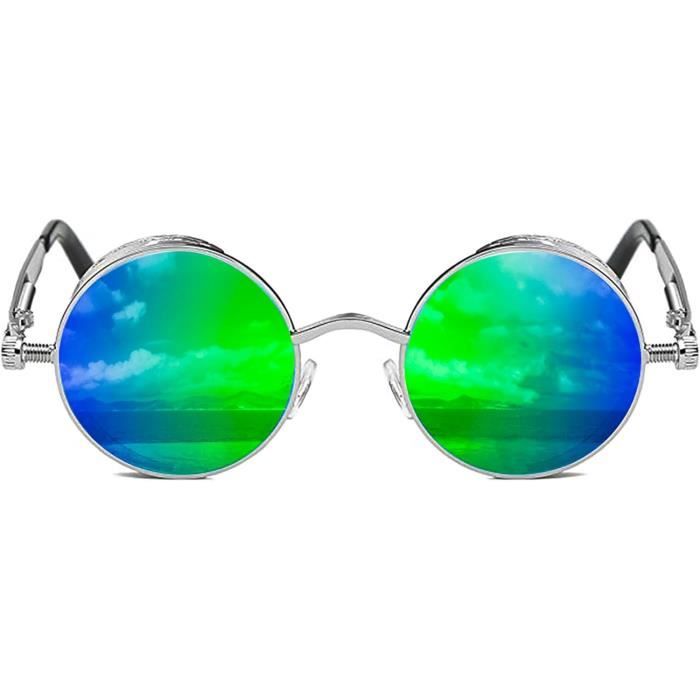 Lunettes de soleil ronde avec protection UV Noir - Rien ne se perd