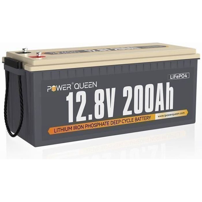 Batterie Lithium FEENCE 12V 200Ah LiFePO4 - Cycle Profond - Bluetooth - Camping-car, Marine, Solaire