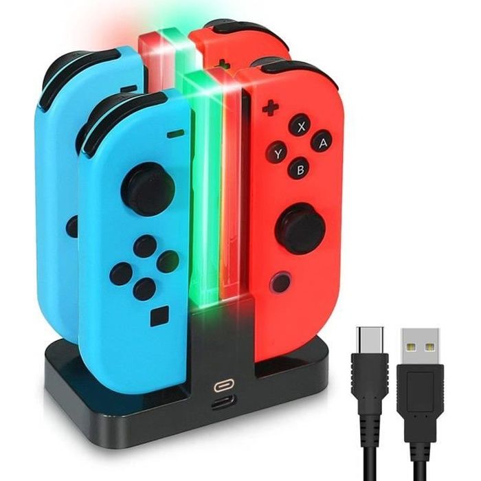 Comment Faire Charger Les Manettes Nintendo Switch Chargeur manette nintendo switch - Cdiscount