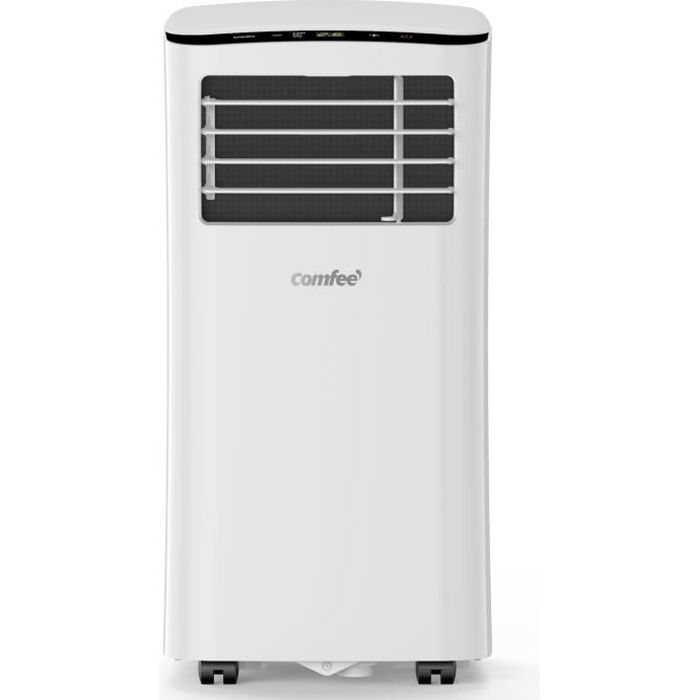 Comfee Climatiseur portable, 9000 Btu, 2.6kW, fonction 3-en-1 climatiseur déshumidificateur et ventilateur, Eco R290 [Classe énergie