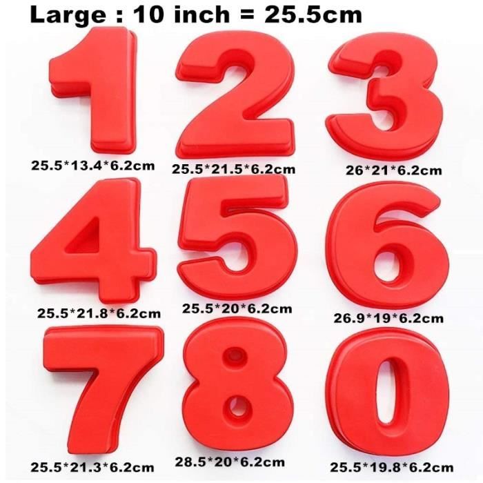 9 Pieces Moule A Gateau Silicone Moules A Forme Specifique Moule Chiffre Nombre Pour Anniversaire Mariage Large 10inch Ax7465 Cdiscount Maison 9 Pieces Moule A Gateau Silicone Moules A Forme Specifique Moule Chiffre Nombre Pour Anniversaire Mariage Large 10inch Ax7465 Cdiscount Maison