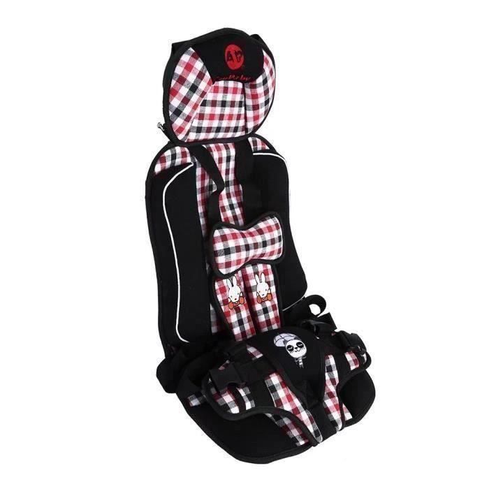 Zn 9 Mois 4 Ans Bebe Enfant De Securite De Voiture Rehausseur Portable Pour Coussin Bebe Harnais Plaid Rouge Cdiscount Pret A Porter