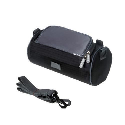Sacoche De Guidon Vélo étanche Et Légère – Sac De Rangement Avant Avec Bandoulière, Noir