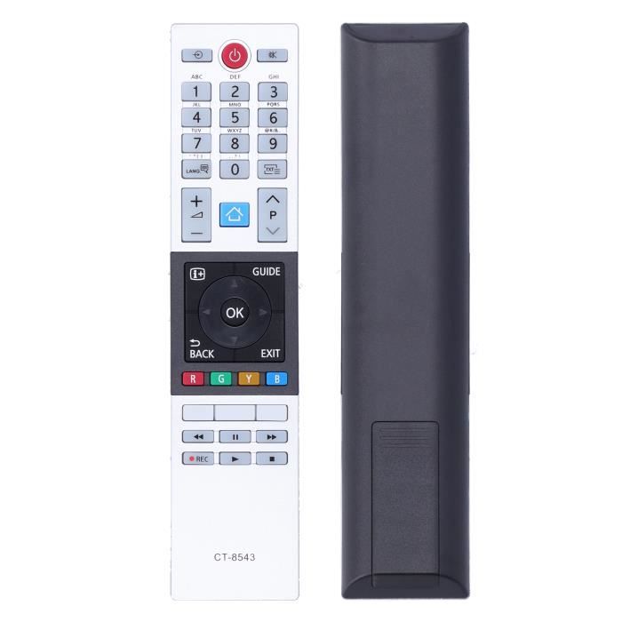 Fdit Télécommande de la télé Télécommande TV CT ‑ 8543 pour accessoires de remplacement pour téléviseur HDTV LED Toshiba