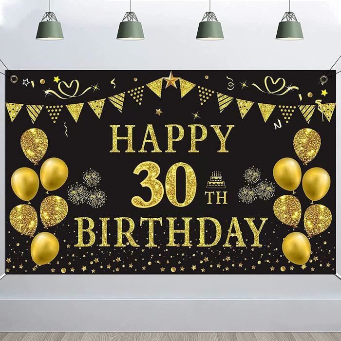 Décoration Fête 60e Anniversaire, 60 Bannière Toile De Fond