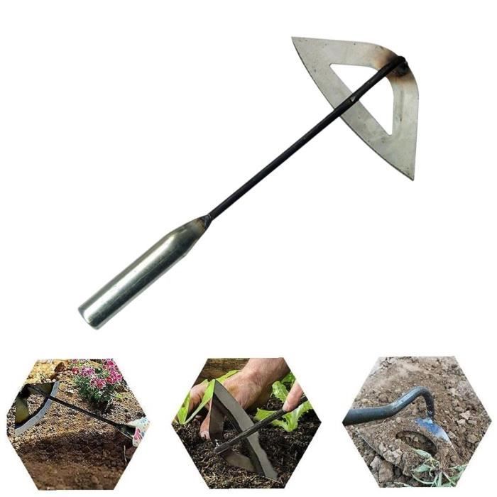Râteau De Jardin En Acier Carbone - 5 à 8 Dents Pour Désherber Et Aérer