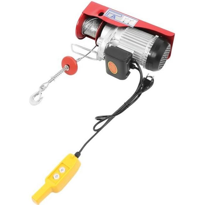 Treuil Electrique Futchoy Treuil électrique 400-800 Kg Palan Electrique 220V 1450 W Grue Treuil Electrique 220v