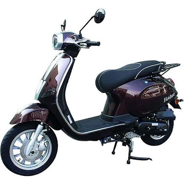 Scooter 4T 50 cc - JIAJUE - EURO5 - Chocolat - Avec carte grise