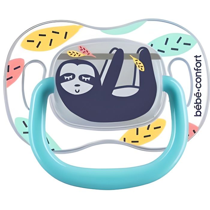 Bebe Confort 2 Reversible Soothers Silicone 6 36 Phospho Multicolor Lazy Sloth Cdiscount Puericulture Eveil Bebe
