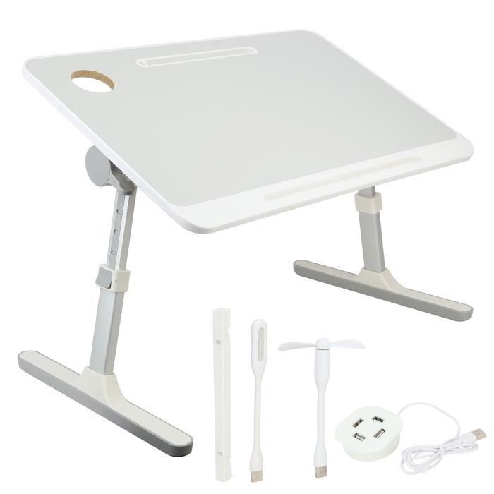 Table de Lit - Pliable - Simplicité - Matériau de la Plaque - GRIS - Adulte