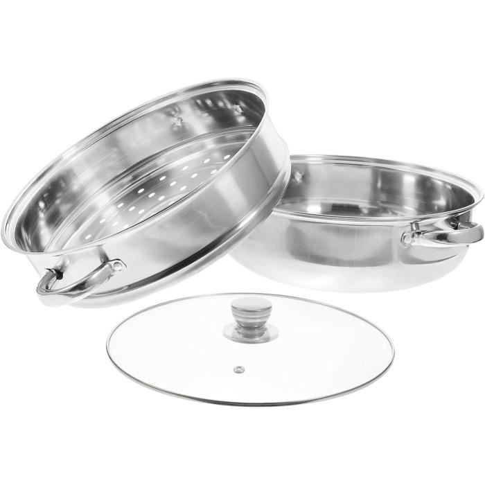 Panier Vapeur Inox 304 - Insert Cuisson Vapeur Réutilisable Pour Légumes, Poisson Et Œufs
