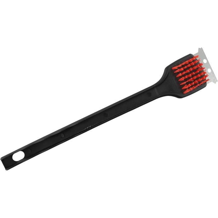 Brosse Nettoyage Barbecue GEEKHOM 45 Cm – Tête Interchangeable Sans Poils Métal Longue Poignée Bois