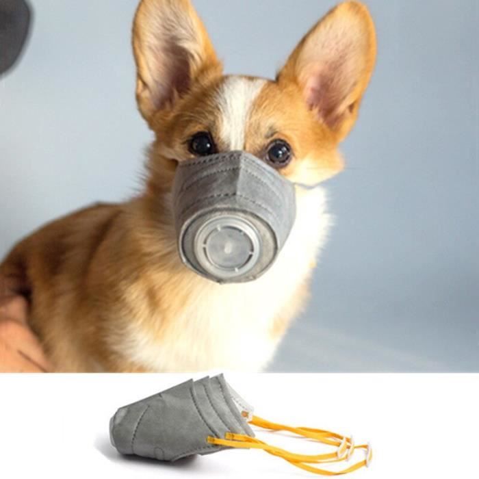 Dog Soft Face Cotton Mouth Mask Pet Respiratory PM2.5 Filter Anti Dust