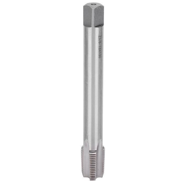 Taraud Filetage G3/8-19 HSS - Acier Rapide, 4 Flûtes, Diamètre 16 Mm, Longueur Totale 70 Mm