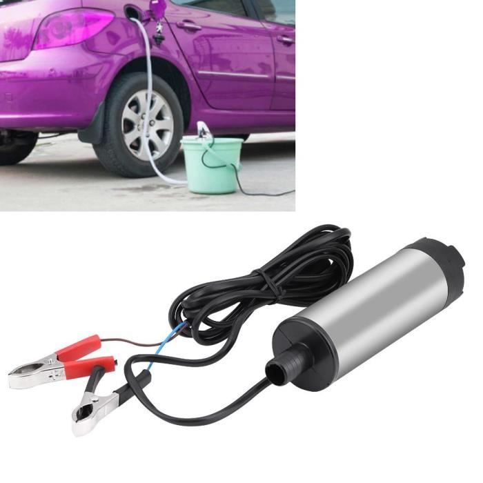 Pompe Transfert Carburant Diesel 12V - 30L/min - Alliage Aluminium - Pour Camping-car, Bateau