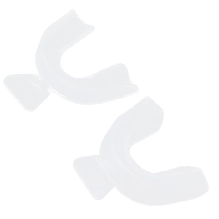 Lot De 2 Protège-Dents Sport Transparents - Ajustables, Pour Boxe, Rugby, Hockey, MMA - Adulte Et Jeune