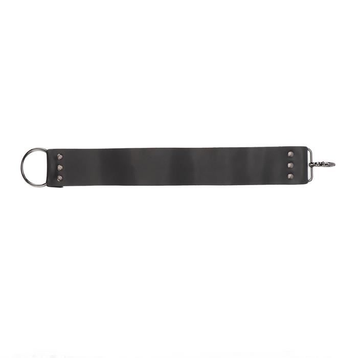 Strop En Cuir Pour Affûtage – Double Face Lisse/Rugueux – Manche En Bois – Pour Couteaux, Rasoirs, Outils De Coupe - 3