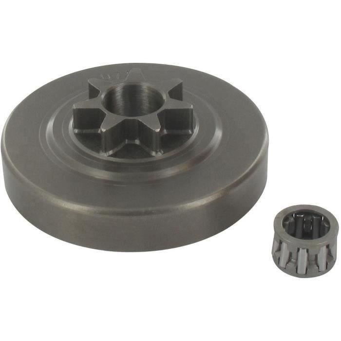 Pignon étoile 3/8 - 7 dents adaptable pour tronçonneuse ECHO modèles cs6700, CS6701, CS6702, CS6703,