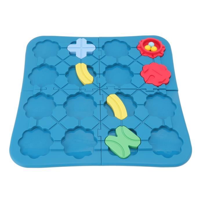 PETSOLA Jeu de Gobelet et Balle Coordination Œil-Main Jeu de Gobelet et Balle Traditionnel Jouet à Attraper la Balle pour Enfants, Débutants, Bleu, Grand 120G