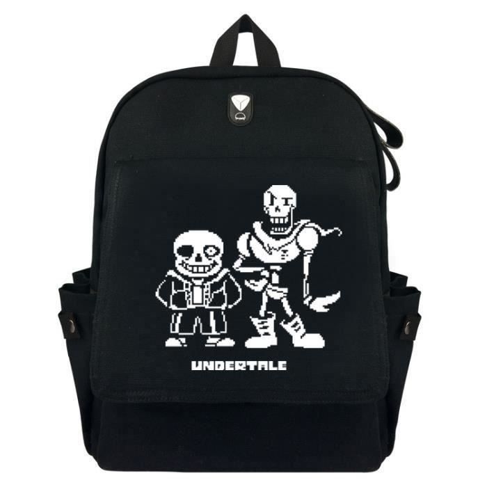 Undertale Sans Sac dos Toile A Cdiscount Bagagerie