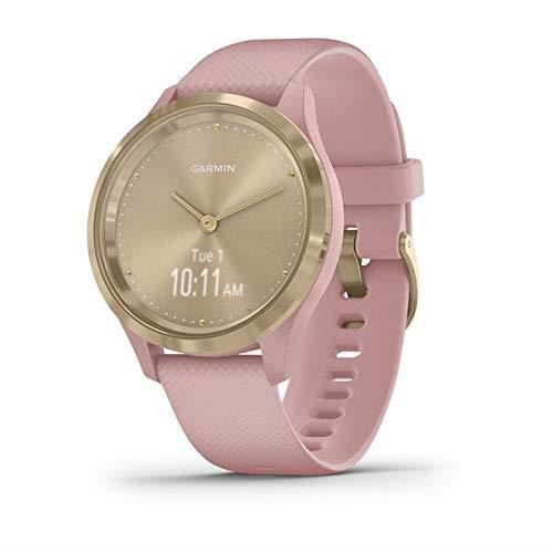 Montre Connectée Garmin Vívomove 3S GPS Bleu/or Rose - Boîtier Acier Inox Or Rose, Occasion