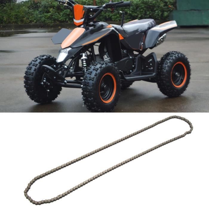 Garosa Chaîne 25H Chaîne en acier inoxydable 25H 158Links pour scooter de poche Mini Quad ATV 47cc 49cc