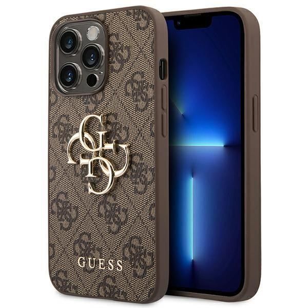 Coque Guess 4G Big Metal Logo iPhone 14 Pro Max Rigide - vue 4
