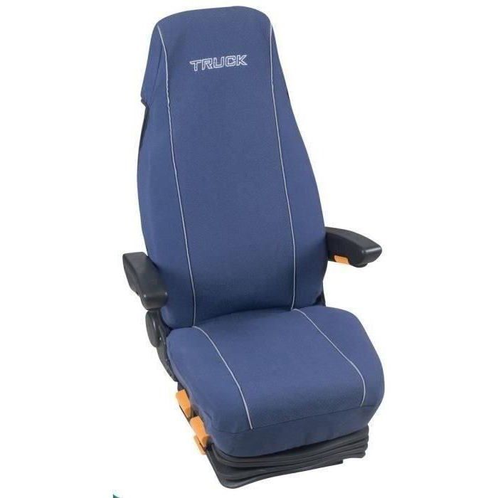 Housses De Siège Universelles Pour Camionnette - Cuir Synthétique & Maille Respirante - Noir