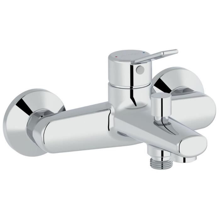 Mitigeur Thermostatique Paffoni Equo Top EQS022CRNEW – Bain/douche, Chromé