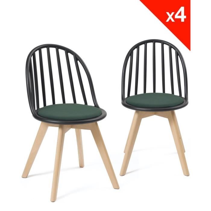 KAYELLES Lot De 4 Chaises Pliantes RAMA Transparent Cristal - Style Vintage Rétro Métal Chrome