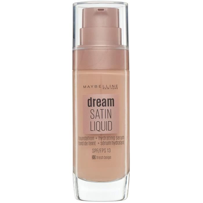 MAYBELLINE  Dream Satin Fond de teint Liquide - 33 Fresh Beige