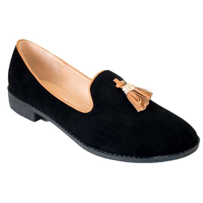 mocassin femme