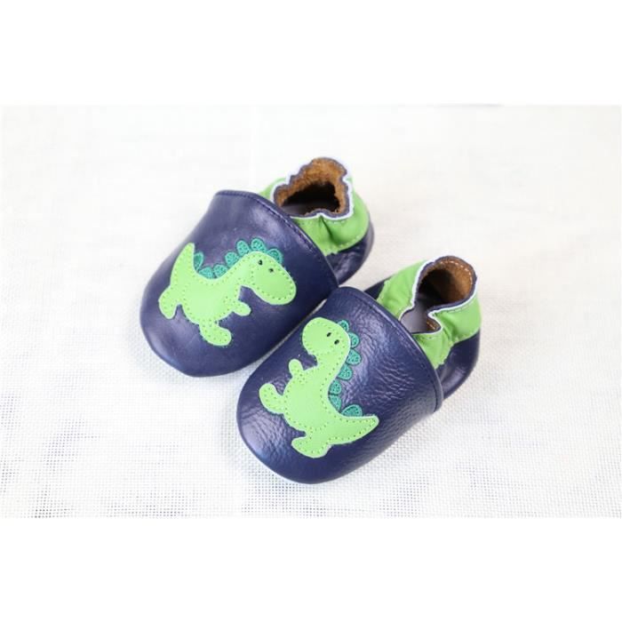 Chaussons Bebe Et Enfant En Cuir Souple Chaussures Bebe Cuir Veritable Bambin Pantoufles Image 1 Cdiscount