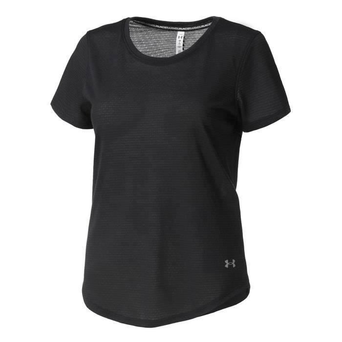 Tee-shirt - Under Armour - Streaker SS - Fitness/running - Femme - Noir