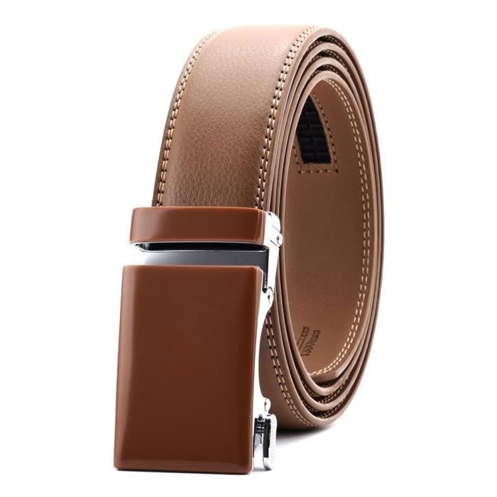 Cintura Uomo In Vera Pelle Con Stampa Leopardo, Fibbia Automatica, Larghezza 3,5 Cm, Jeans, Marca Xinxiangshicheng189
