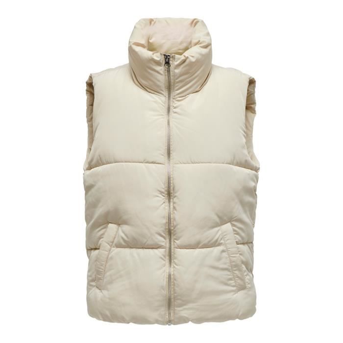 Veste Légère D'hiver 2 En 1 Pour Femme - Doudoune Courte Avec Manches Amovibles - Capuche, Poches, Coupe Décontractée
