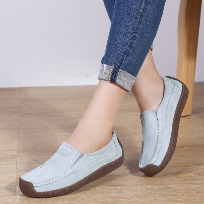 mocassin femme pied sensible