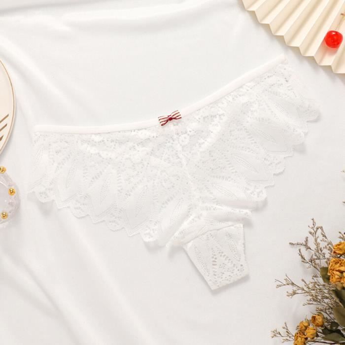 Culotte Dentelle Noire Pierre Mantoux Taille S - Neuve Avec étiquette - Fabriqué En Italie