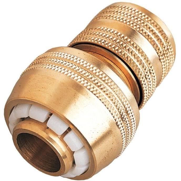 Raccord rapide laiton automatique RACO EXPERT 15 mm Or Intérieur