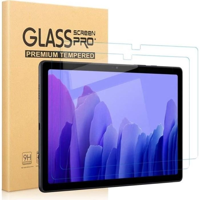 [2 Pack] Pour Samsung Galaxy Tab A7 10.4 (2020) 10.4 T500/T505 Film de  protection d'écran Verre Trempé