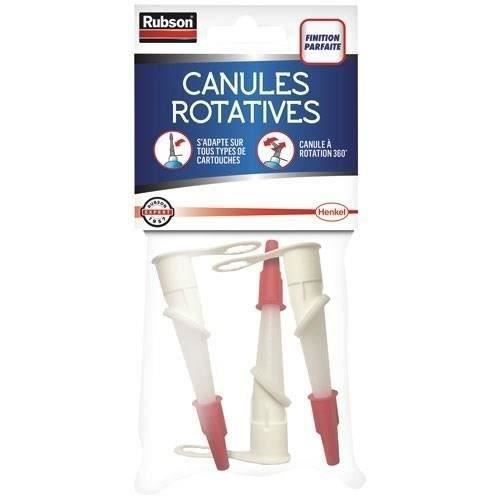 RUBSON Set de 3 Outils canule rotative 360°