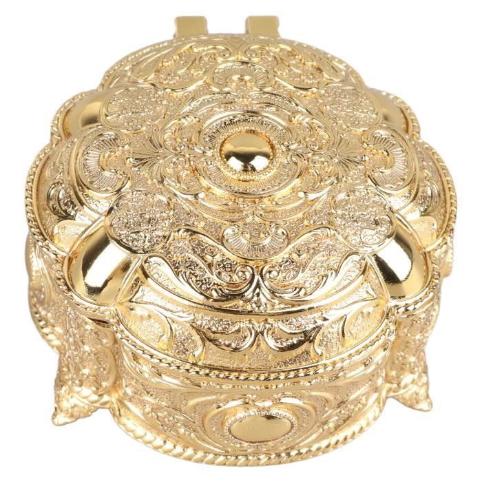 Boîte à Bijoux Cheval Blanc Et Bébé - Métal Doré Émaillé Strass - Décor Figurine Cadeau Anniversaire