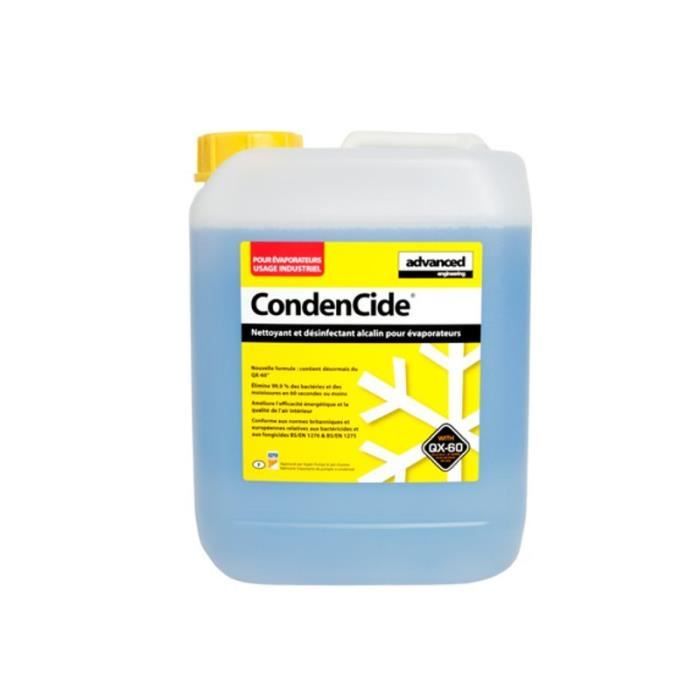 Nettoyant et désinfectant concentré pour évaporateur Condencide - Condencide (bidon de 5L) - -