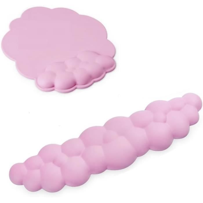 Repose-Poignets Ergonomique Cloud Gerbala - Clavier Et Souris | Mousse Mémoire Forme | Anti-Dérapant