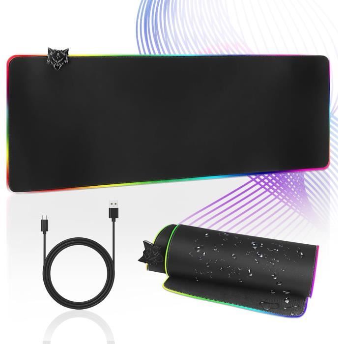 Tapis De Souris Gaming XXL 800x300 Mm - Surface Anti-déversement - Base Antidérapante - Bureau Ou Gaming