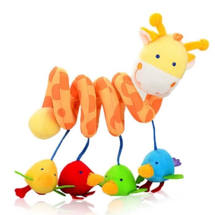 Spfong Jouet D Eveil Pour Bebe Chenille En Forme De Spirale Qui S Enroule Autour Du Landau Ou Du Lit Giraffi Achat Vente Bureau Bebe Enfant Spfong Jouet D Eveil Pour Cdiscount