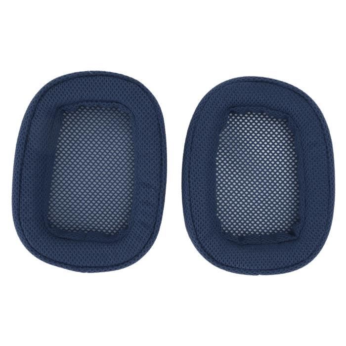 Coussinets D'oreille De Rechange Universels 90x70 Mm - Noir, En Mousse Respirante - Pour Casque Audio (Lot De 2)