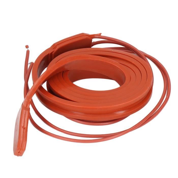 HomeVortex Bande Chauffante Silicone 1m 150W 12V - Dégivrage Pare-Brise Et Essuie-Glaces Rapide Et Flexible