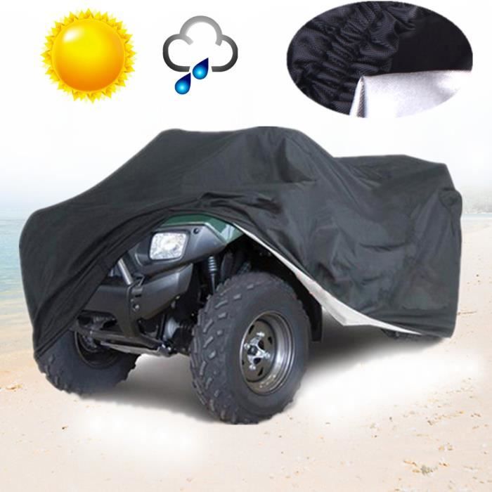Housse de Protection B/âche pour ATV Quad Imperm/éable /Étanche Anti-UV Sac de Rangement inclus 220*98*106 CM camouflage XXL