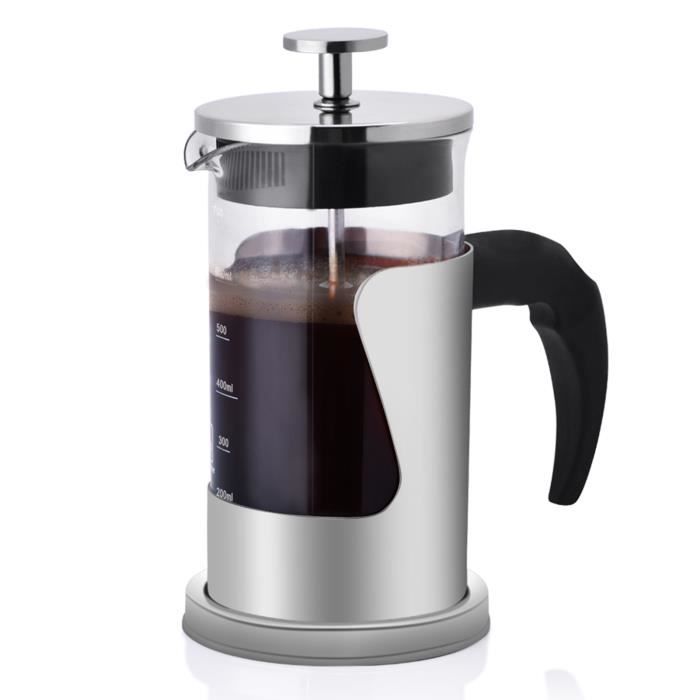 Cafetière à Piston VEVOR – 1 Litre En Verre Borosilicaté – Filtre En Inox – Idéale Pour Café, Thé Et Infusion à Froid – Maison, Camping, Voyage - 8
